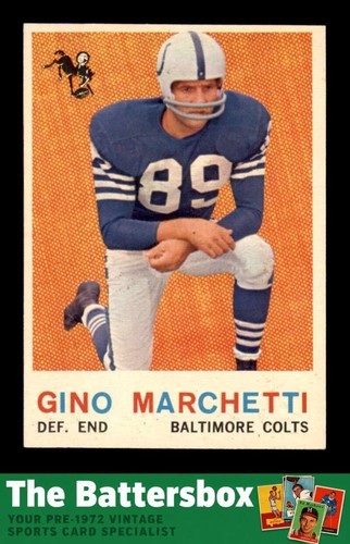 Gino Marchetti #109 1959 Topps card