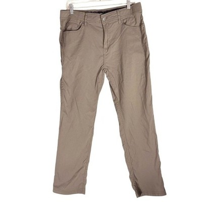 Gerry Weber  34 x 30 Olive-Tan Casual Trousers with Red Trim Label