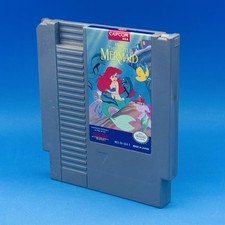 Disney Little Mermaid (Nintendo, 1991) NES Capcom Cartridge - TESTED