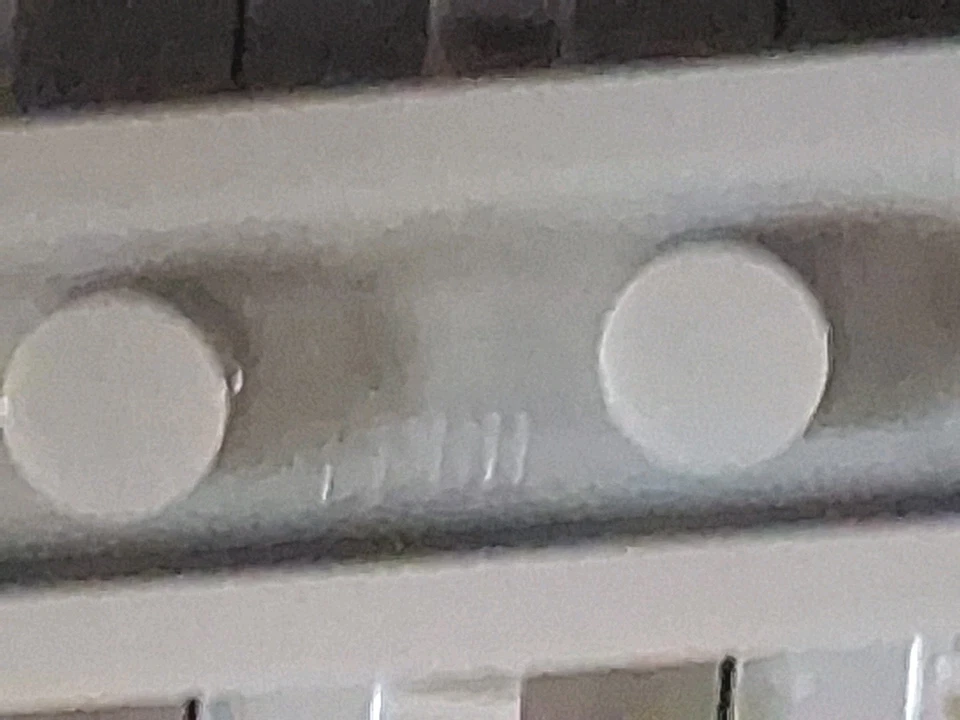 LEGO 23 Pieces of Light Gray Train Track Lot: Plain Rail Straight 3228c RARE - Image 2 of 4