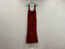 Reformation Irisa in Barcelona Border Red Floral Flounce Sz 6 NEW