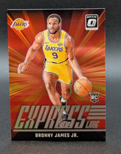 2024-25 Panini Donruss Optic Express Lane Silver #4 Bronny James Jr. RC Lakers