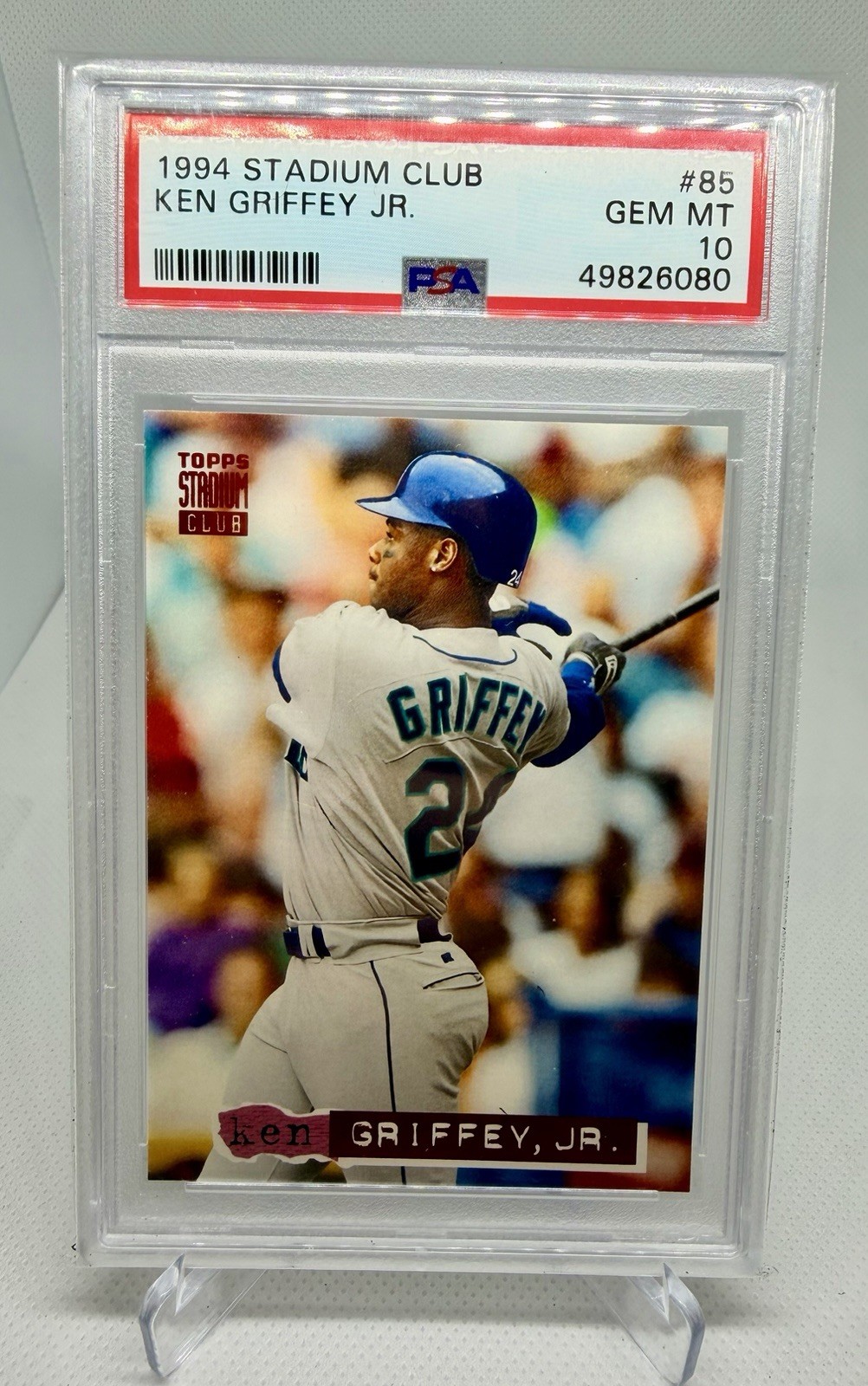 1994 Topps Stadium Club Ken Griffey Jr #85 PSA 10 GEM MINT Read