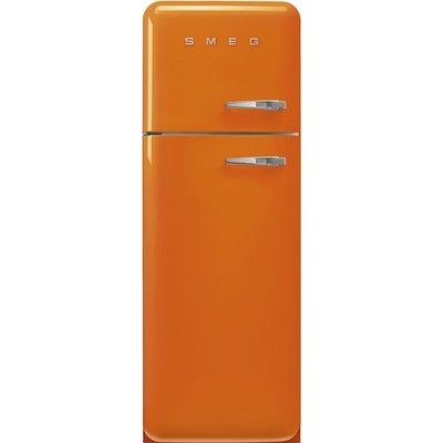 SMEG FAB30LOR6 Kühl-/Gefrierkombination Linksanschlag Orange 50s Style EEK: C