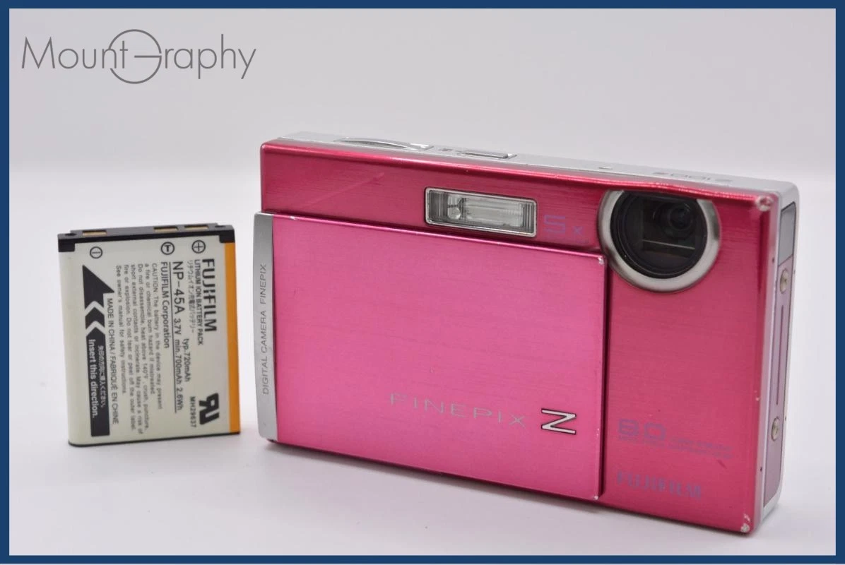 FUJIFILM Finepix Z100 fd 赤 ピンク コンパクトデジタルカメラ 〇