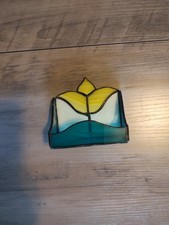 Handmade Stain Glass Business Card Holder