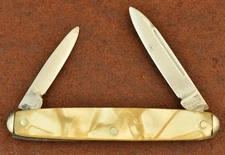 VINTAGE JOHN PRIMBLE BELKNAP LOUISVILLE KY USA CRACKED ICE PEN KNIFE NICE (23566