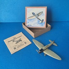Lehmann 818 - ICARUS Heinkel He 70 tin toy Germany plane with box - 1930s