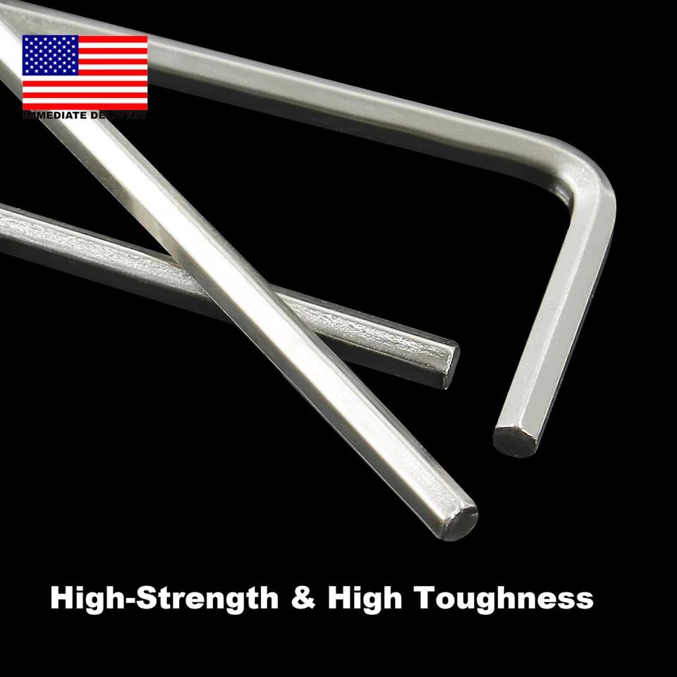 20 Pcs 2Mm/3/32 Inch Allen Wrench, L Shaped Hex Key Wrench, Heavy Duty Steel Hex - Image 3 of 4