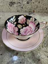 Vintage Paragon Double  Stamped Large Pink Ca...