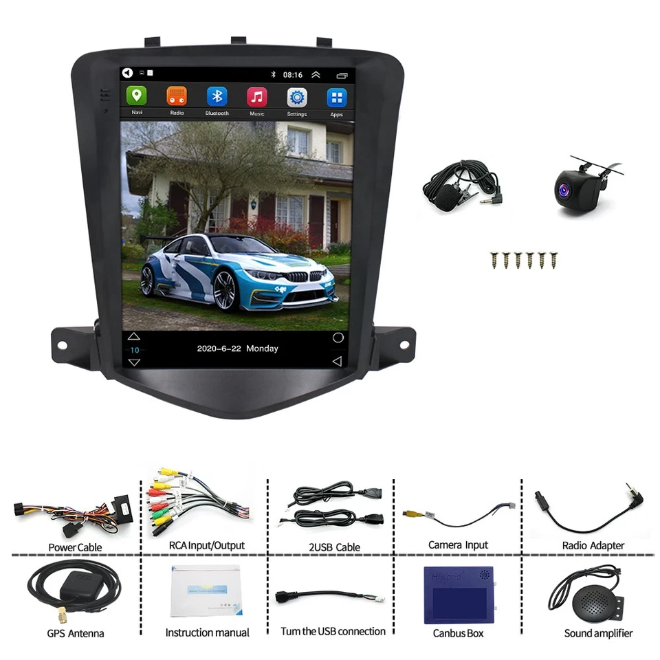 Für Chevrolet Cruze 2009-2012 9.7" Autoradio Apple Carplay GPS DSP BT Android 15 - Bild 4 von 4