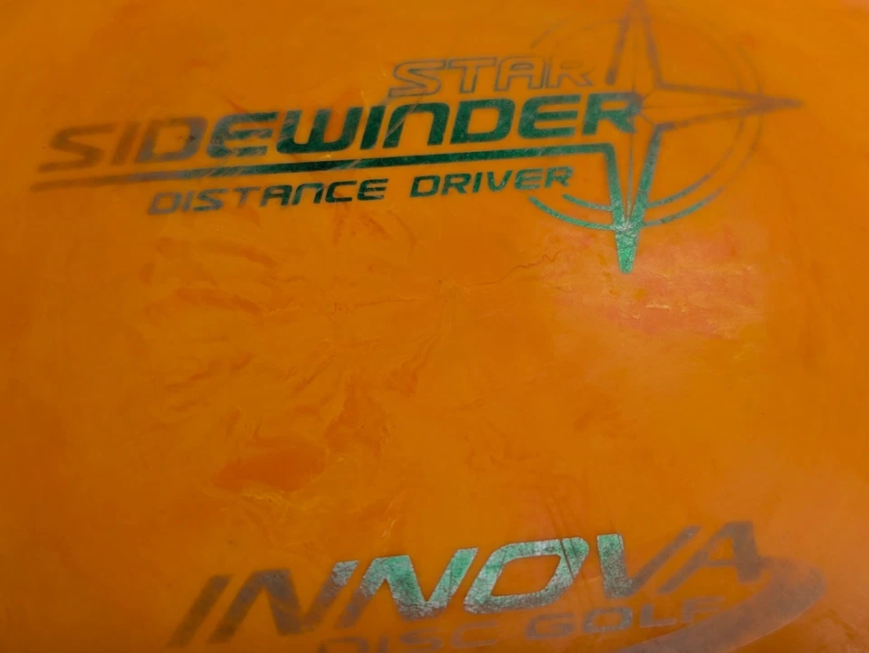 Innova Star Sidewinder Disc Golf Fairway Driver 168g Orange PFN Old Run Penned - Image 3 of 4