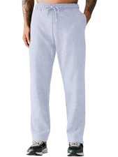 Mens Fleece Jogging Bottoms Elasticated Open Hem Joggers Track Gym Pants Trouser