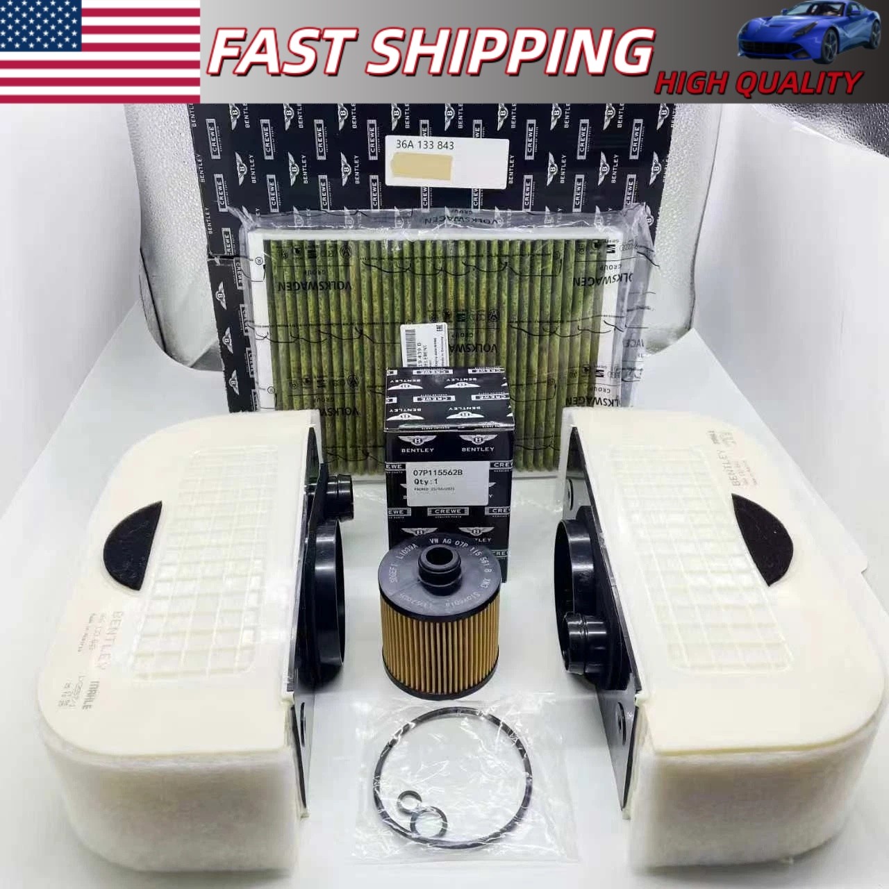 Bentley Bentayga 2017-2023 Air filter P/N 07P115562