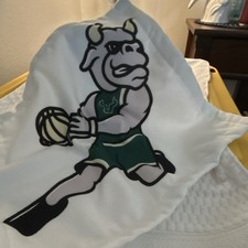South Florida Bulls Basketball Mascot Towel White Green Black