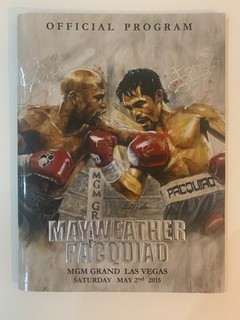 Floyd Mayweather Vs Manny Pacquiao Official Boxing Programme MGM Grand Las Vegas