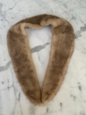 Beautiful Vintage Mink Fur Collar Blonde/ Light Brown Lined