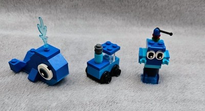 100% Complete LEGO Classic Creative Blue Bricks 11006 Set w/ Instruction Manual 