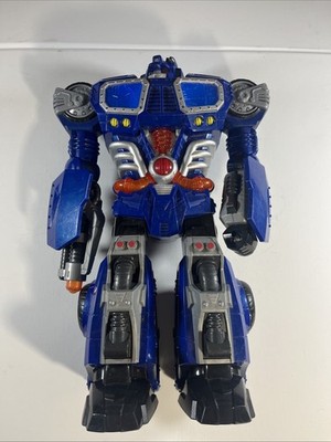 HAP- P -KID TOY GROUP LARGE WALKING/TALKING  LIGHT UP ROBOT, TRANSFORMER 14''