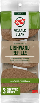 #ad Greener Clean Non Scratch Dishwand Refills Fits All Dishwands 3 Count $16.20