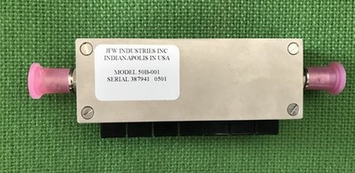 JFW 50B-001 50 Ohm Pushbutton Attenuator DC-750 MHz 0-65dB x 1dB *NEW-OPEN BOX*