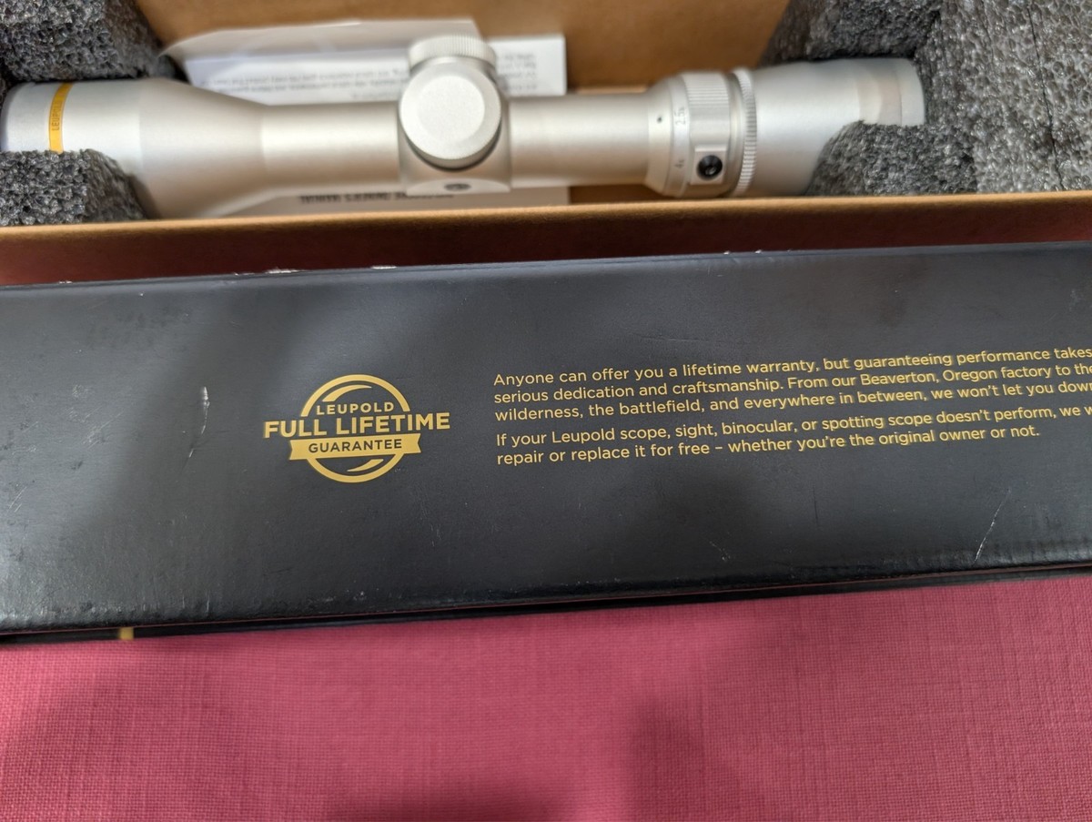 Leupold VX-3 2.5-8x32mm EER Pistol Scope Silver 1