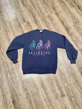 Vintage Crew Neck Sweatshirt Women  s, Horse Racing, Sz M