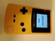 Gameboy yellow with custom backlit IPS screen