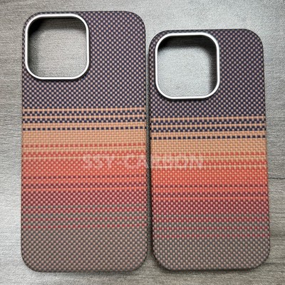 MagSafe For Apple iPhone 14 Pro 15 ProMax 16 Pro Max Aramid Carbon Fiber Case