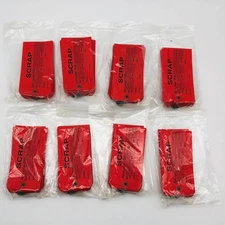 Red Scrap Tag Rectangle Paper Cardstock 3-3/16in x 6-1/4in Wire Eyelet 200pk