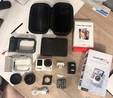 Insta360 Ace Pro 2 Action Camera 50MP Wi-Fi USB-C 2.5in Bundle Case.  