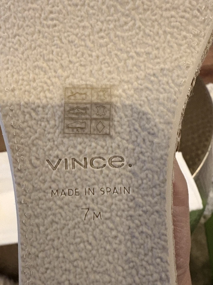 Sandalia plataforma Vince color tostado Jesse talla 7 Foto 2 de 4