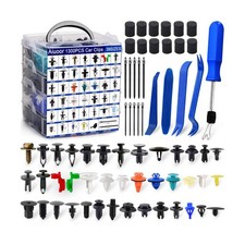 Car Retainer Clips 1415PCS Car Push Retainer Clips Car Plastic Door Panel Tri...