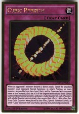 Cubic Rebirth MVP1-ENG43Yugioh TCG Gold Rare LP