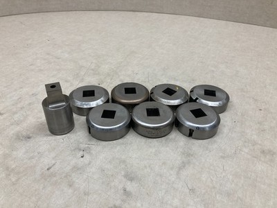 Lot of 7 Wilson Tool 3 1/2'' Station Thick Turret Die Square 1'' Punch Press