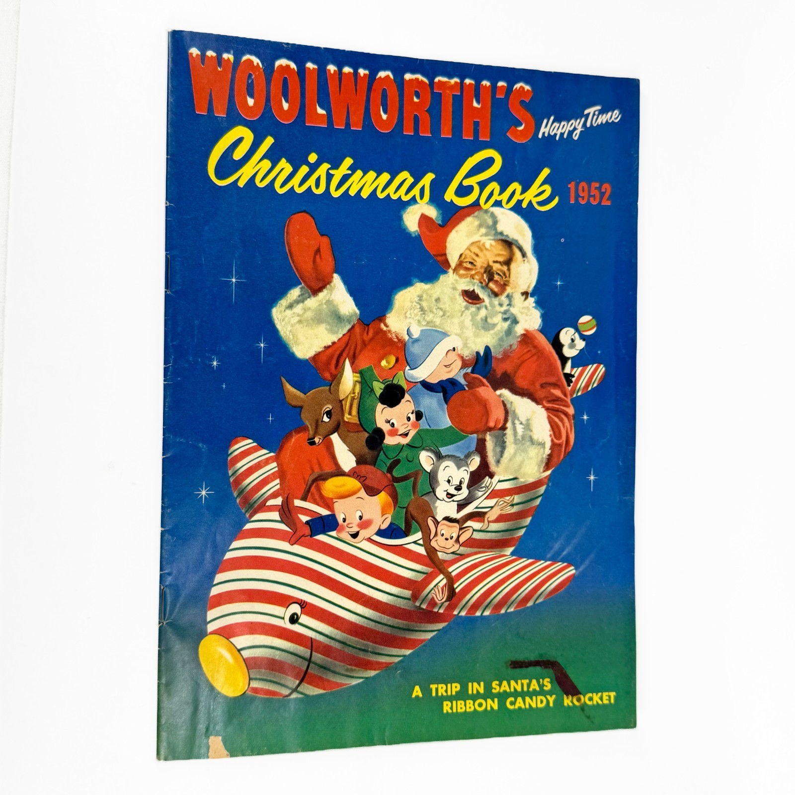 1952 Woolworth??s Happy Time Christmas Book Golden Age Comic Mid Century Vintage