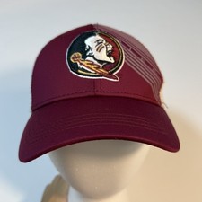 Florida State Seminoles Hat Youth Snap Back Garnet Adjustable Breathable