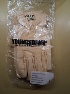 Youngstown Glove 12-3365-60-L FR Ground Glove Lined with Kevlar, Large, Tan
