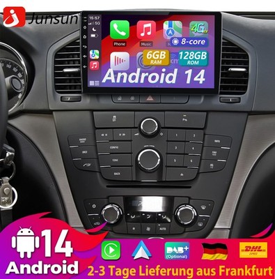 6+128GB Carplay 8-KERN Android 14 GPS Navi für Opel Insignia 2008-2012 Autoradio