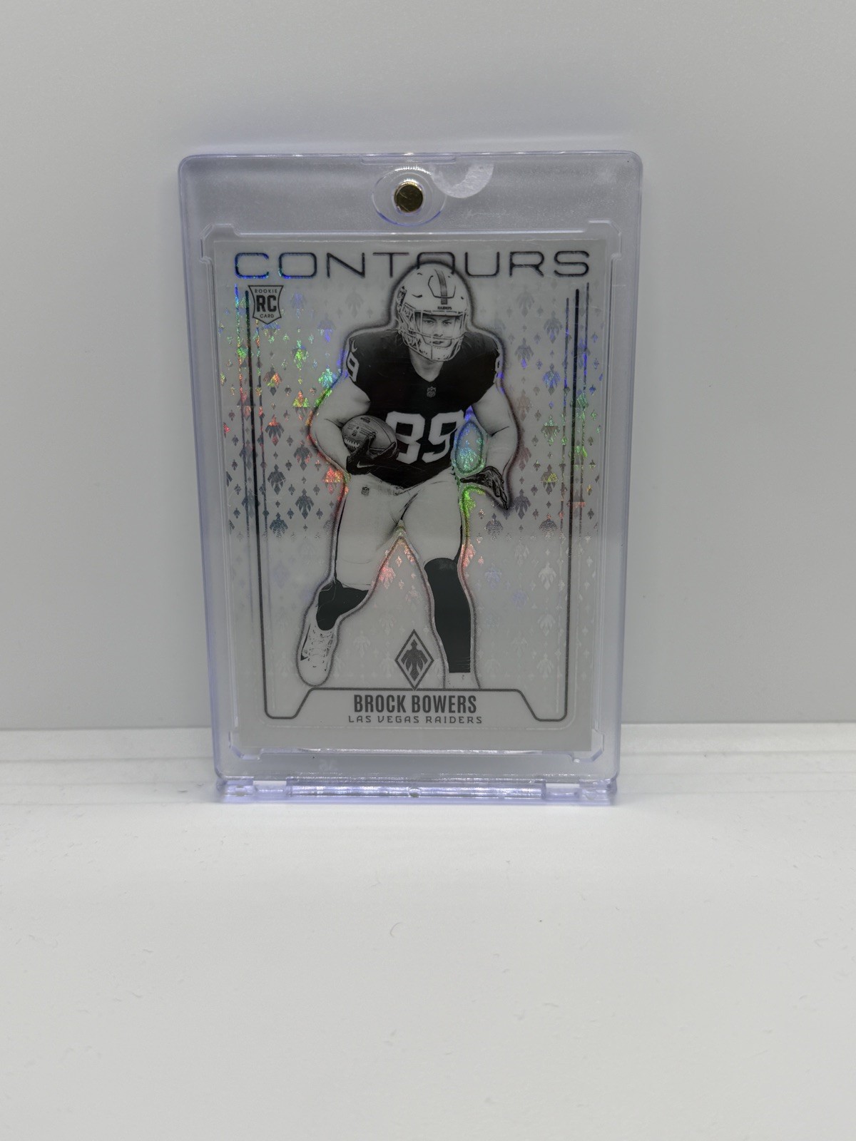 2024 Panini Phoenix Contours Silver Hyper Brock Bowers #CON-BBS (RC) Raiders