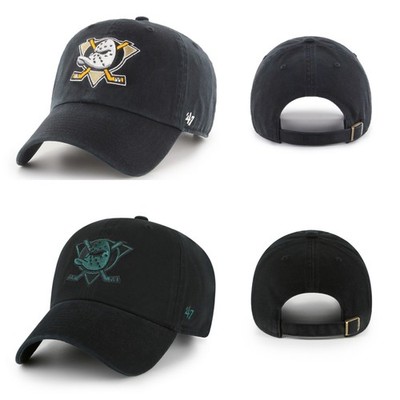 '47 Brand NHL Anaheim Ducks Cap '47 CLEAN UP Basecap Eishockey Kappe Stickerei 