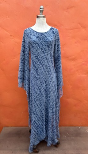 Renaissance Medieval Dress Bell Sleeves Satin Blue Green Gold Adult XS child L - Picture 8 of 8