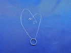 GRANDMA GRABE'S BEAUTIFUL VINTAGE 925 STERLING SILVER RING 4G NECKLACE