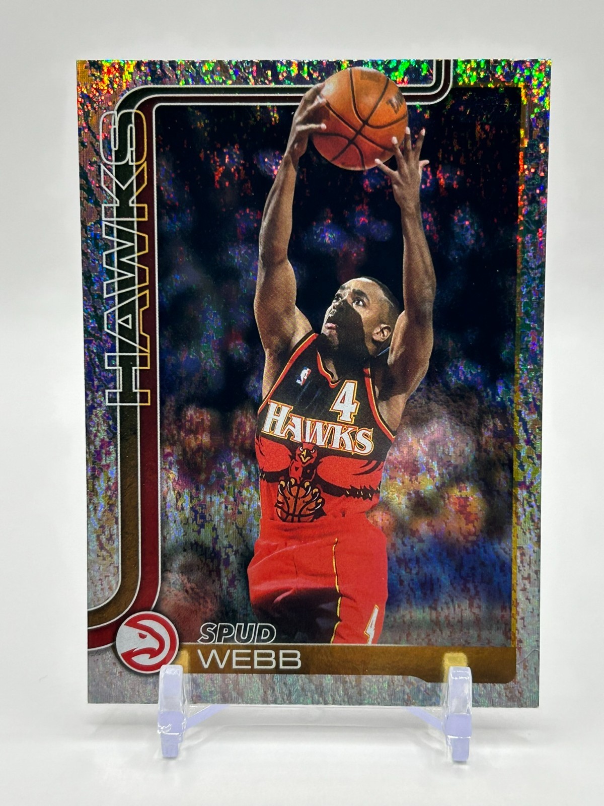 2025-26 Topps Spud Webb Holo Foil #266 Atlanta Hawks *READ*
