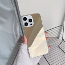 Mirror Case For iPhone 17 16 15 14 13 Pro Max 12 mini 7/8 X/XS Shockprrof Cover