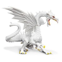 Safari Ltd 10120 Glow-In-The-Dark Schneedrache 15 Cm Serie Mythologie