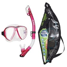 Tusa Powerview Adult Dry Mask and Snorkel Set UM-24/USP-250 