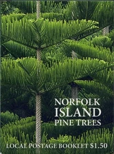 Norfolk Island 2015 - 15c Pine Trees Booklet - Block of 10 Self Adhesives - MNH
