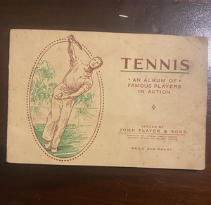1936 John Player & Sons TENNIS Famous Players in Action COMPLETE Set 50 Cards
