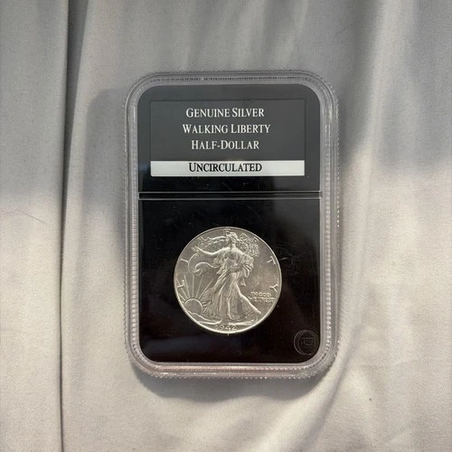 1942 Certified Uncirculated Walking Liberty Half Dollar 90% Silver